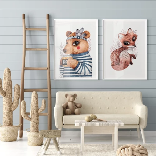 Funny animals - Inspiration pour une chambre d'enfant