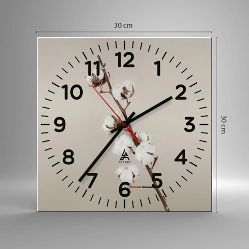 Horloge murale - Pendule murale - A la source de la douceur - 30x30 cm