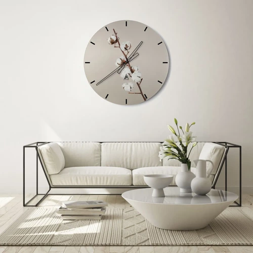 Horloge murale - Pendule murale - A la source de la douceur - 30x30 cm