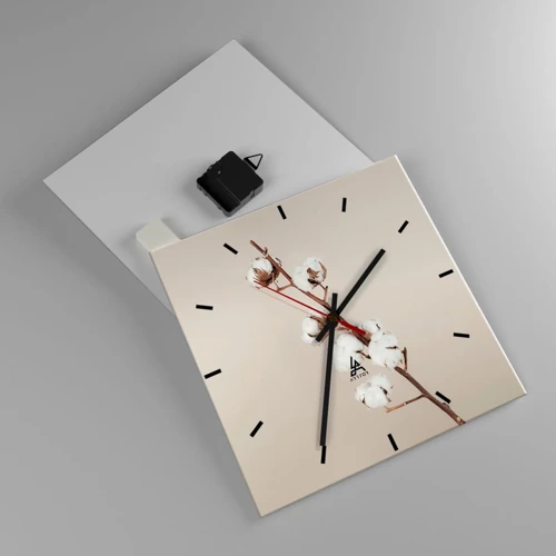 Horloge murale - Pendule murale - A la source de la douceur - 30x30 cm
