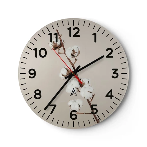 Horloge murale - Pendule murale - A la source de la douceur - 40x40 cm
