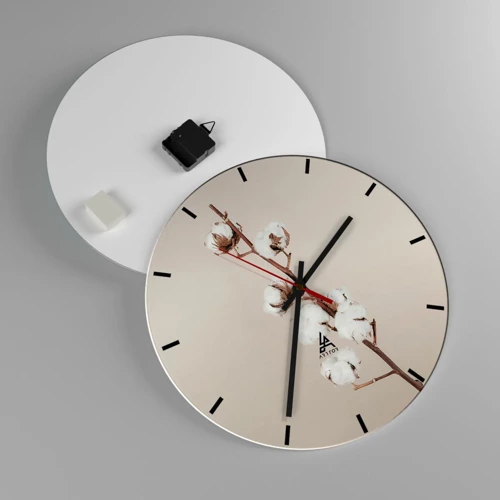 Horloge murale - Pendule murale - A la source de la douceur - 40x40 cm