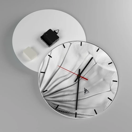 Horloge murale - Pendule murale - Aigrette avant son envol - 30x30 cm