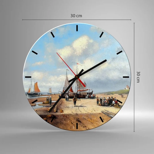 Horloge murale - Pendule murale - Après une capture réussie - 30x30 cm