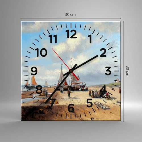 Horloge murale - Pendule murale - Après une capture réussie - 30x30 cm