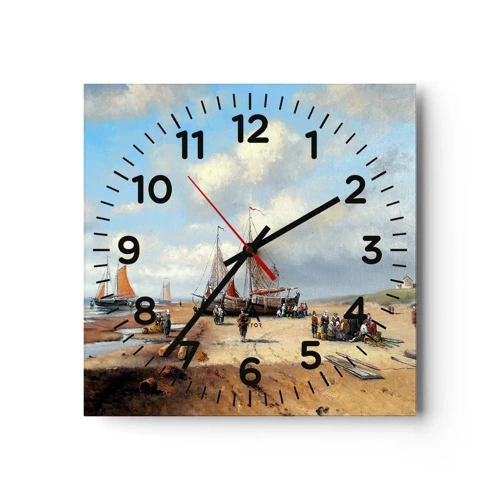 Horloge murale - Pendule murale - Après une capture réussie - 40x40 cm