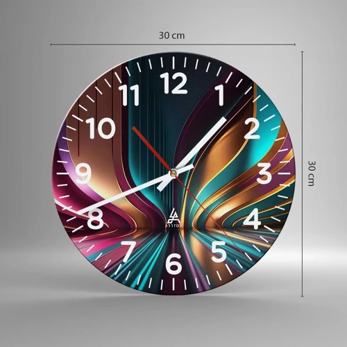 Horloge murale - Pendule murale - Architektura światła - 30x30 cm