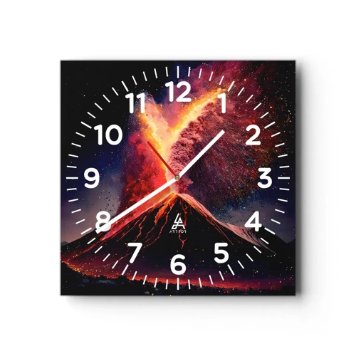 Horloge murale - Pendule murale - Beauté et horreur - 30x30 cm