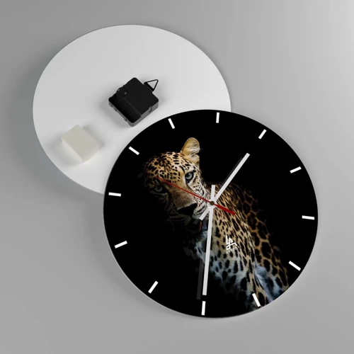 Horloge murale - Pendule murale - Beauté sombre - 30x30 cm