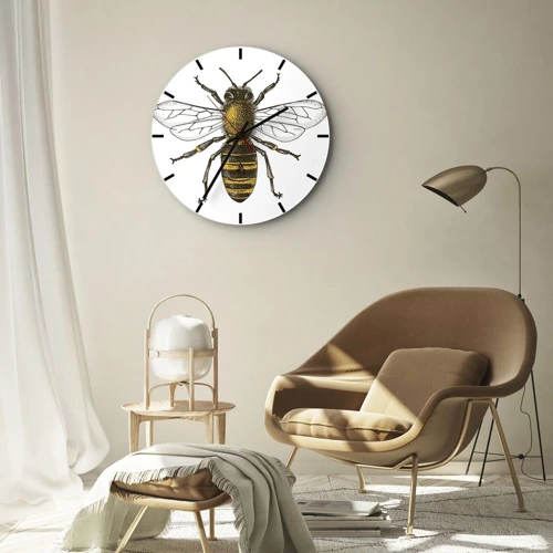 Horloge murale - Pendule murale - Belle et bonne - 30x30 cm