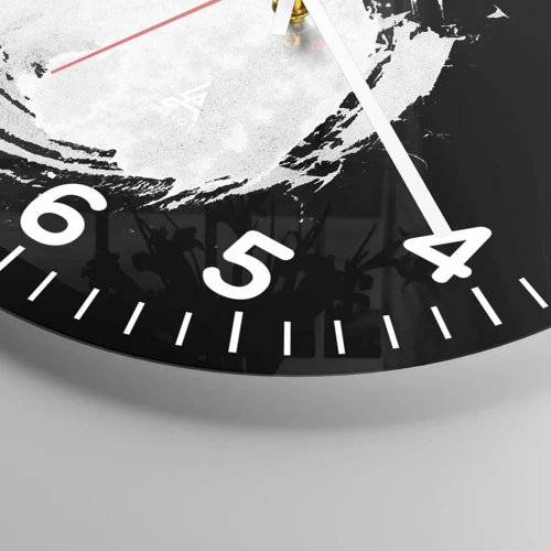 Horloge murale - Pendule murale - Belle sortie - 30x30 cm