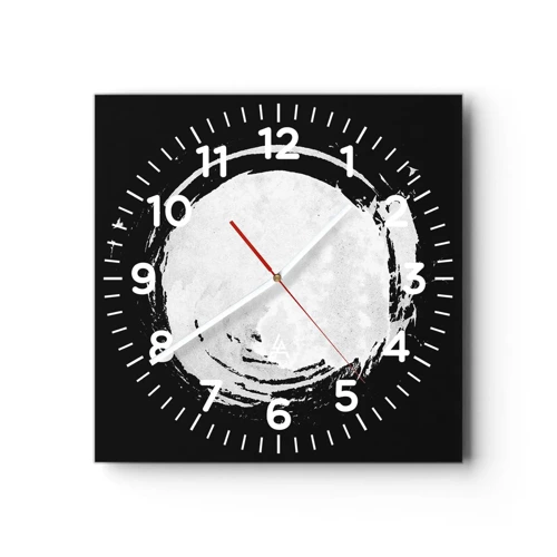 Horloge murale - Pendule murale - Belle sortie - 40x40 cm