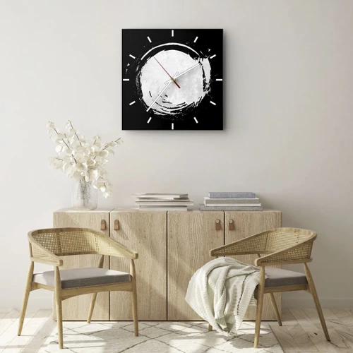 Horloge murale - Pendule murale - Belle sortie - 40x40 cm