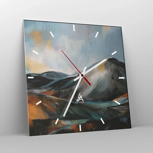 Horloge murale - Pendule murale - Brut et beau - 30x30 cm