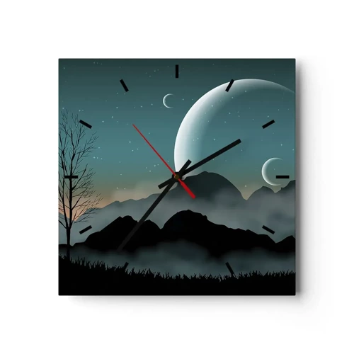 Horloge murale - Pendule murale - Carnaval de la nuit étoilée - 30x30 cm