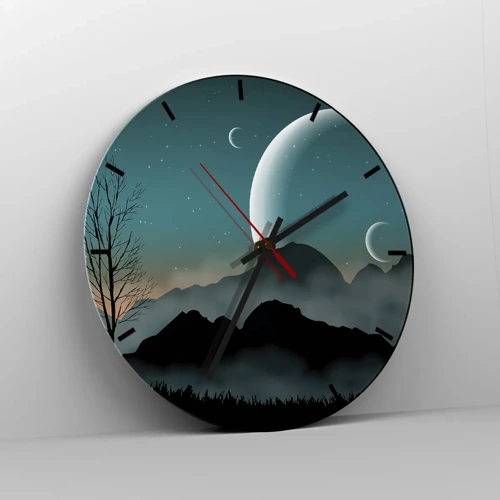 Horloge murale - Pendule murale - Carnaval de la nuit étoilée - 30x30 cm
