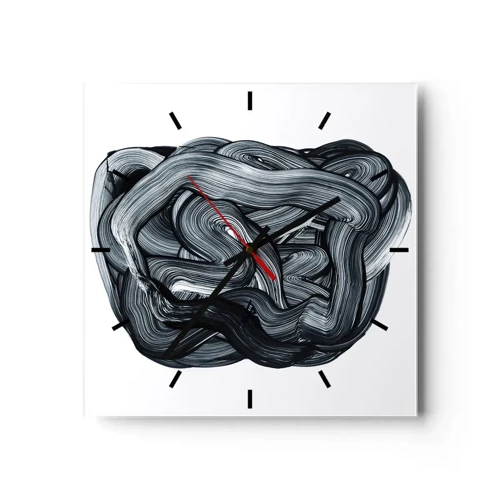 Horloge murale - Pendule murale - Ce n'est pas si simple - 40x40 cm