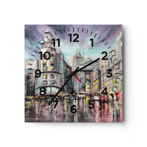 Horloge murale - Pendule murale - Ce sera une soirée réussie - 30x30 cm