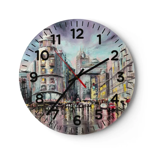 Horloge murale - Pendule murale - Ce sera une soirée réussie - 30x30 cm