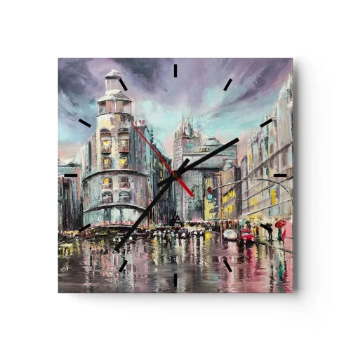 Horloge murale - Pendule murale - Ce sera une soirée réussie - 40x40 cm