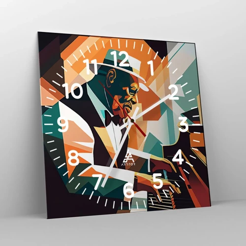 Horloge murale - Pendule murale - C’est tout le jazz - 30x30 cm