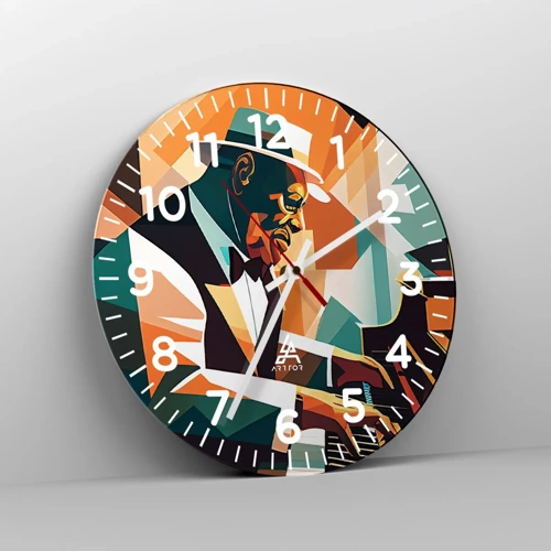 Horloge murale - Pendule murale - C’est tout le jazz - 30x30 cm