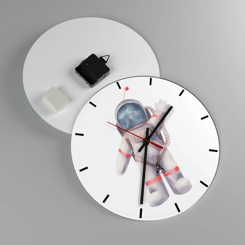 Horloge murale - Pendule murale - C'est tout pour le moment! - 30x30 cm