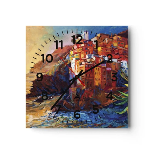 Horloge murale - Pendule murale - Climats italien - 30x30 cm