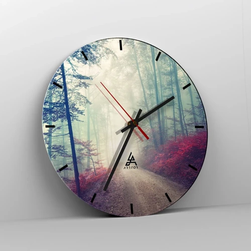 Horloge murale - Pendule murale - Comme c'est bon de se lever à l'aube - 30x30 cm