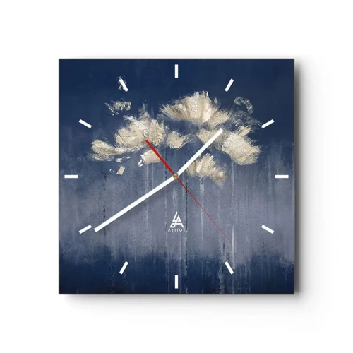 Horloge murale - Pendule murale - Comme des pétales au vent - 40x40 cm