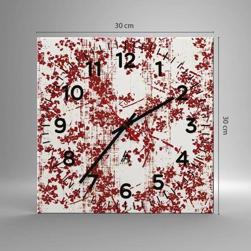 Horloge murale - Pendule murale - Comme un calicot ancien - 30x30 cm