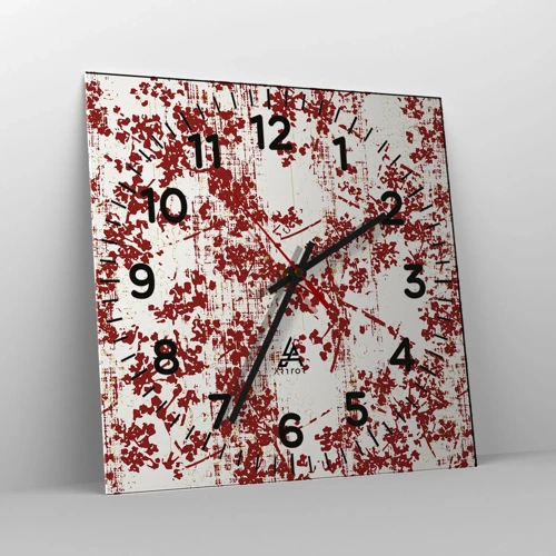 Horloge murale - Pendule murale - Comme un calicot ancien - 30x30 cm