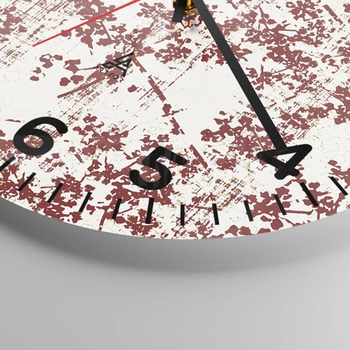 Horloge murale - Pendule murale - Comme un calicot ancien - 40x40 cm