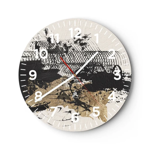 Horloge murale - Pendule murale - Composer avec passion - 30x30 cm