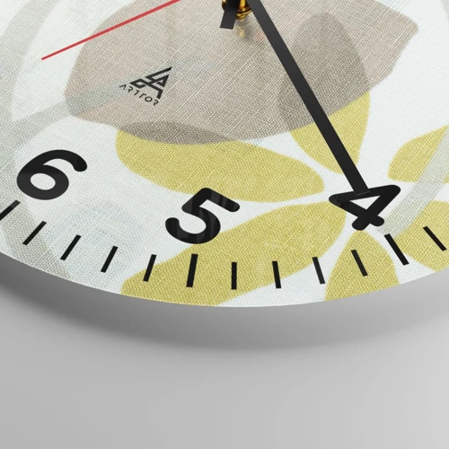 Horloge murale - Pendule murale - Composition en plein soleil - 30x30 cm
