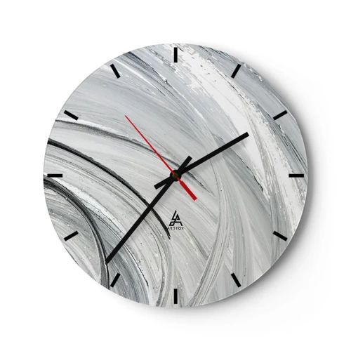 Horloge murale - Pendule murale - Composition orbitale - 40x40 cm