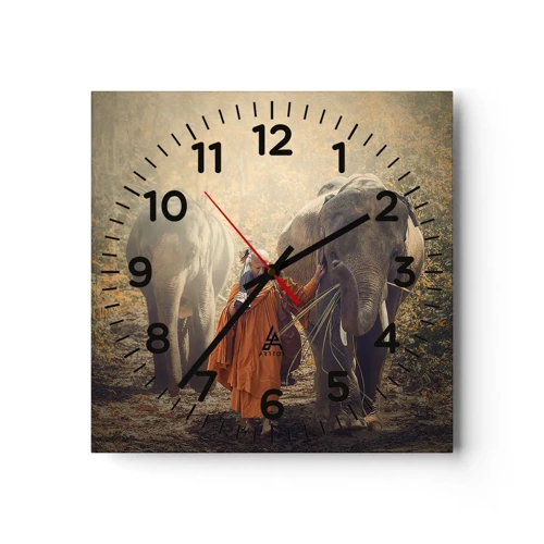 Horloge murale - Pendule murale - Compréhension totale - 40x40 cm