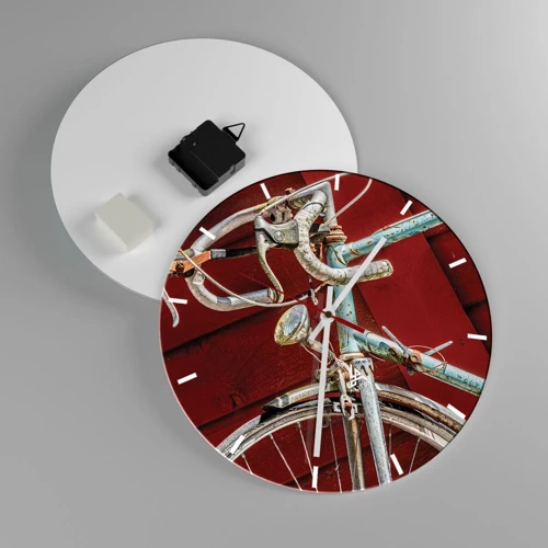 Horloge murale - Pendule murale - Construit pour la victoire - 30x30 cm