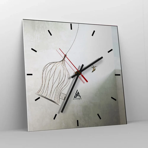 Horloge murale - Pendule murale - Dans son élément - 30x30 cm