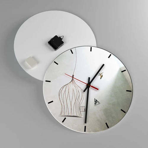 Horloge murale - Pendule murale - Dans son élément - 40x40 cm
