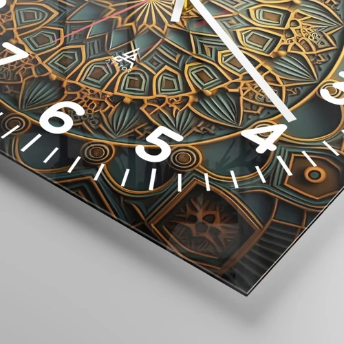 Horloge murale - Pendule murale - Dans une ambiance arabe - 40x40 cm
