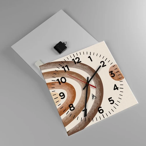 Horloge murale - Pendule murale - Dans une galaxie lointaine - 40x40 cm