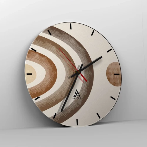 Horloge murale - Pendule murale - Dans une galaxie lointaine - 40x40 cm