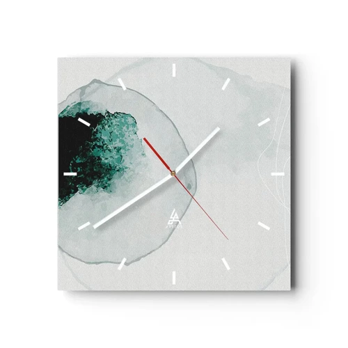 Horloge murale - Pendule murale - Dans une goutte d'eau - 30x30 cm