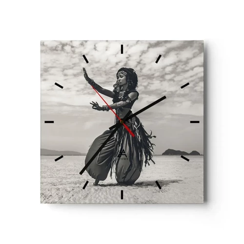 Horloge murale - Pendule murale - Danse des îles du sud - 40x40 cm