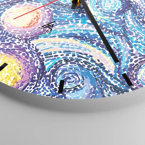 Horloge murale - Pendule murale - D'après un tableau de van Gogh - 30x30 cm