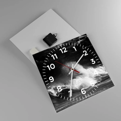 Horloge murale - Pendule murale - Défi accepté! - 30x30 cm