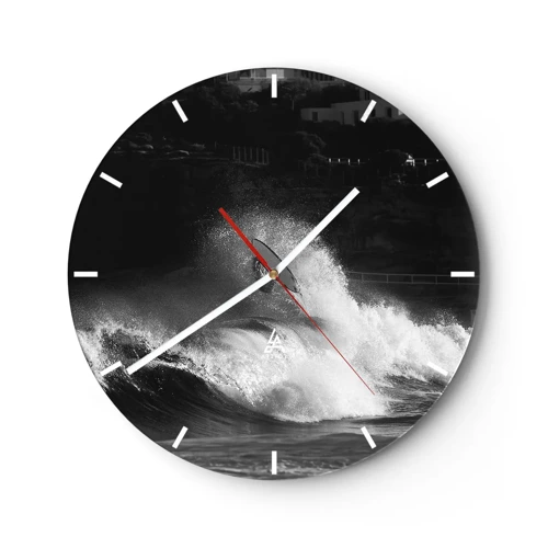 Horloge murale - Pendule murale - Défi accepté! - 40x40 cm
