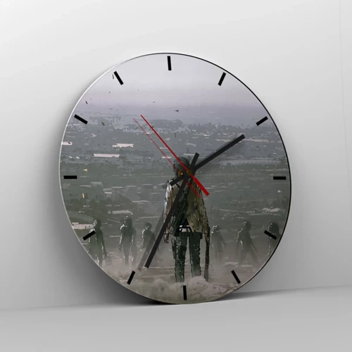 Horloge murale - Pendule murale - Dernier samaritain ? - 30x30 cm