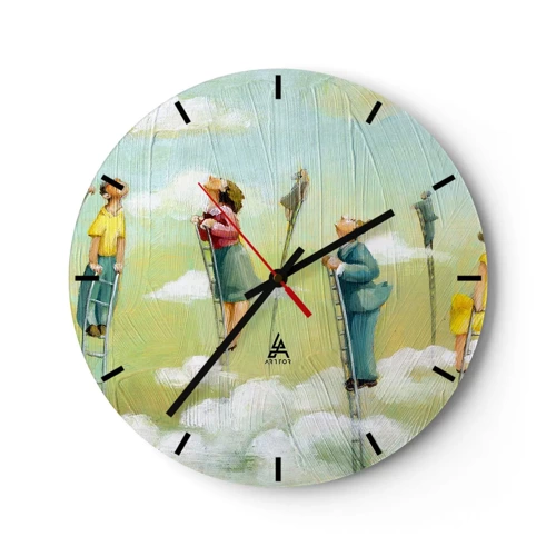 Horloge murale - Pendule murale - Derrière ton rêve - 30x30 cm